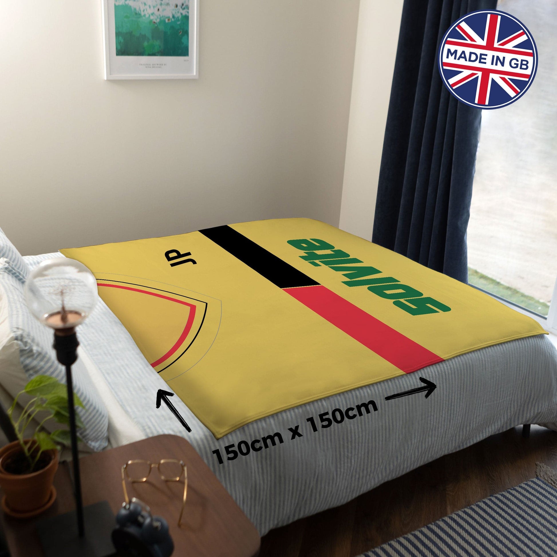 Watford FC - 1986 Home Shirt - Retro Fleece Blanket