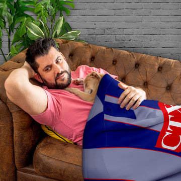 Watford - 1998 Away Shirt - Retro Fleece Blanket
