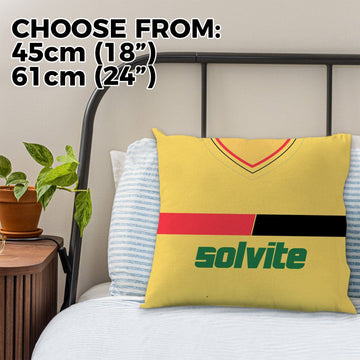 Watford 1986 Home Shirt - 45cm or 61cm Retro Cushion