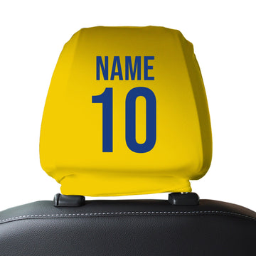 Watford 1999 Home - Retro Football Shirt - Pack of 2 - Car Seat Headrest Covers