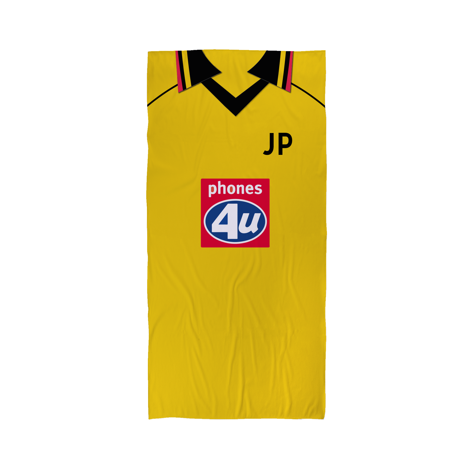 Watford - 1999 - Home Shirt - Personalised Vintage Beach Towel