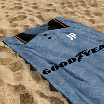 Wolves - 1992 Away Shirt - Personalised Vintage Beach Towel